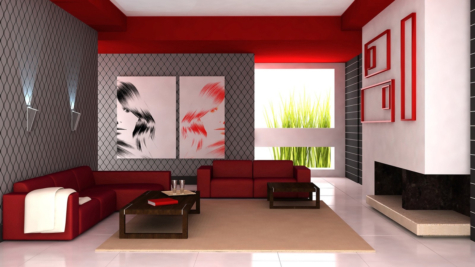 Interior-design - Best Colour Combination In Hall , HD Wallpaper & Backgrounds