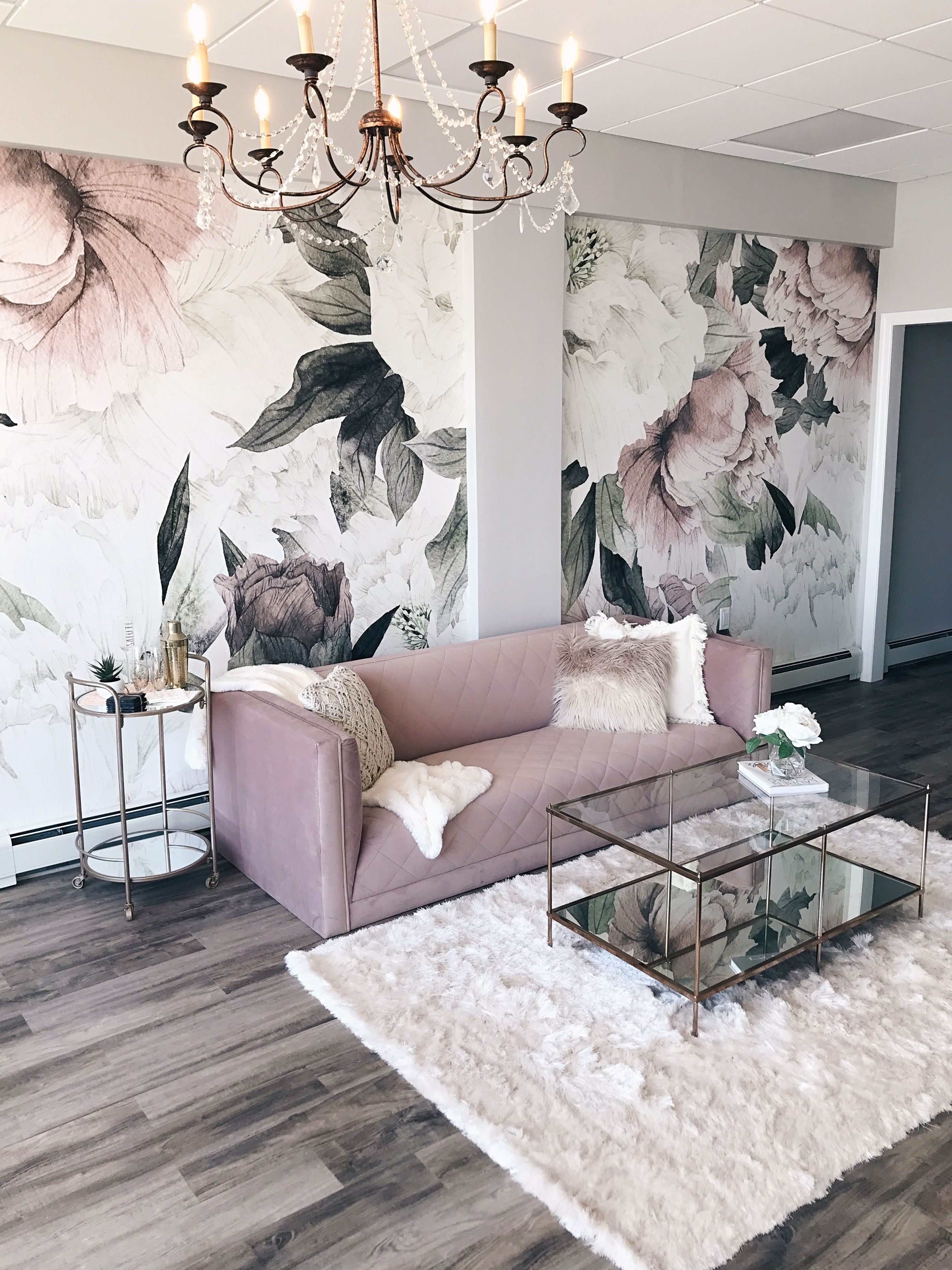 Blush Pink Velvet Sofa , HD Wallpaper & Backgrounds