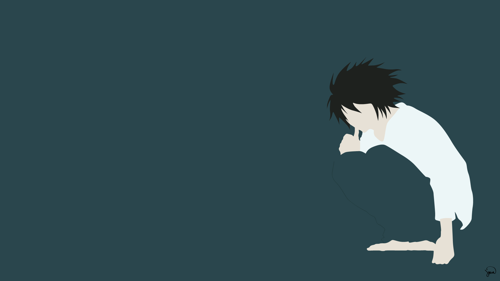 Death Note Wallpaper Minimalist , HD Wallpaper & Backgrounds