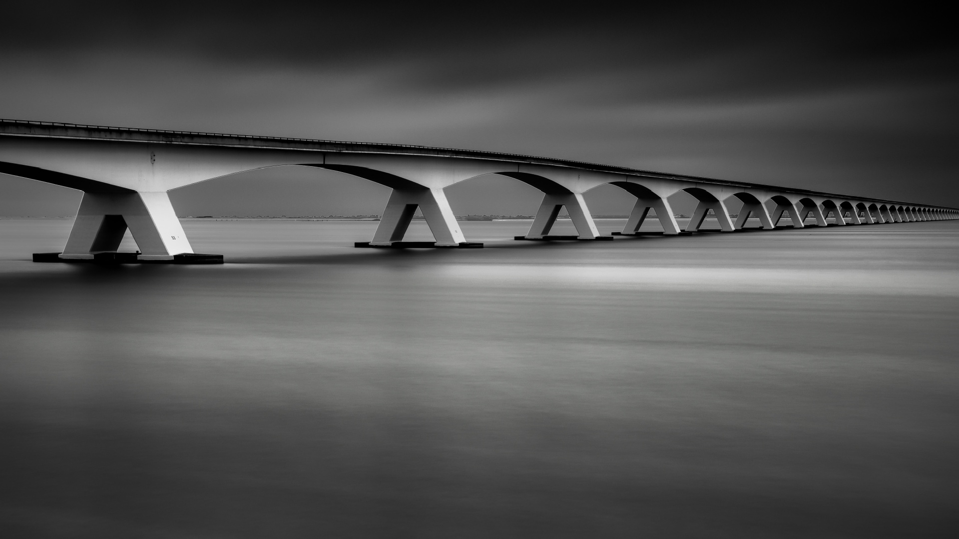 Bridge Black And White , HD Wallpaper & Backgrounds