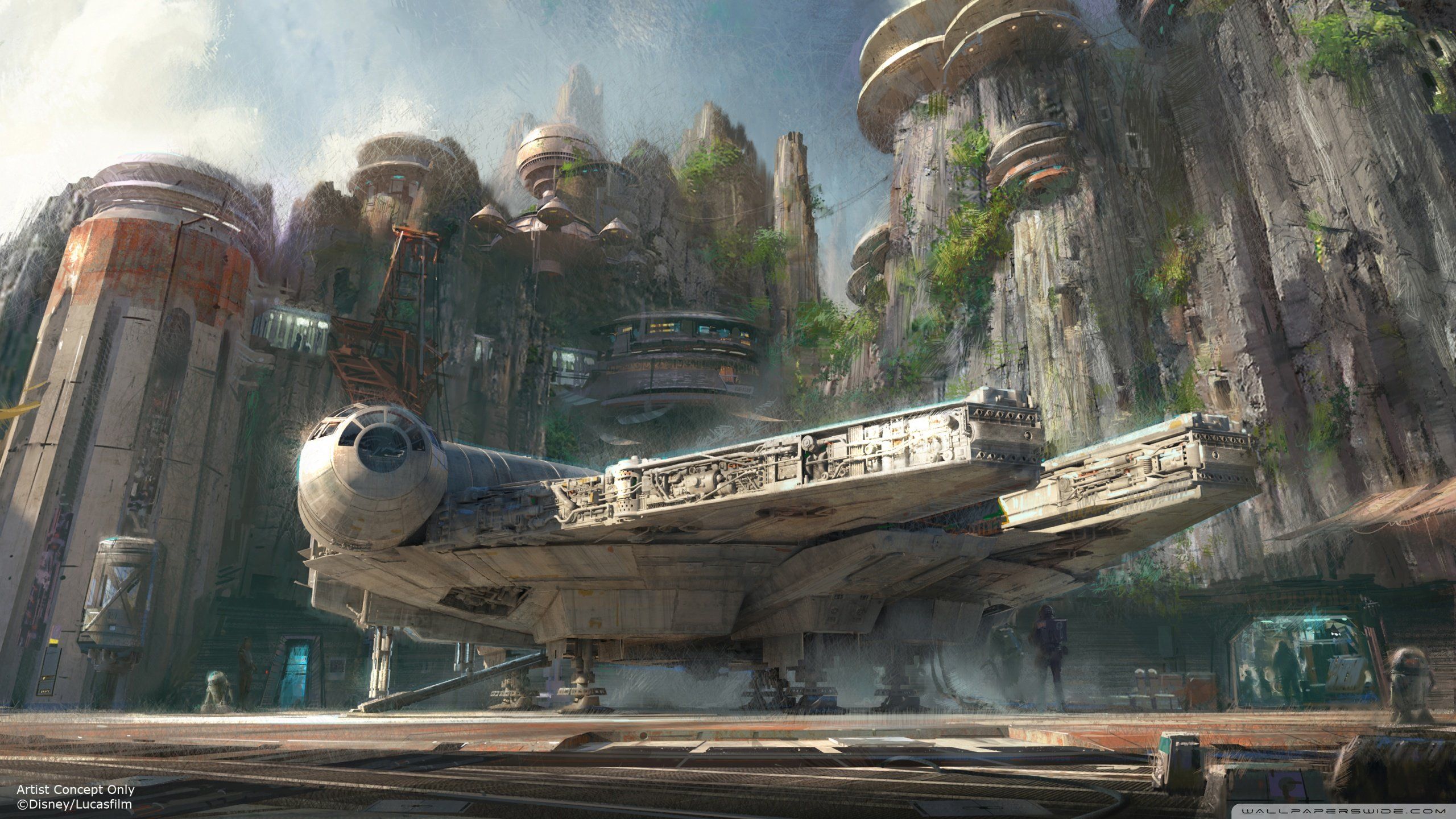 Best Gaming Wallpapers - Parque Star Wars Disney , HD Wallpaper & Backgrounds