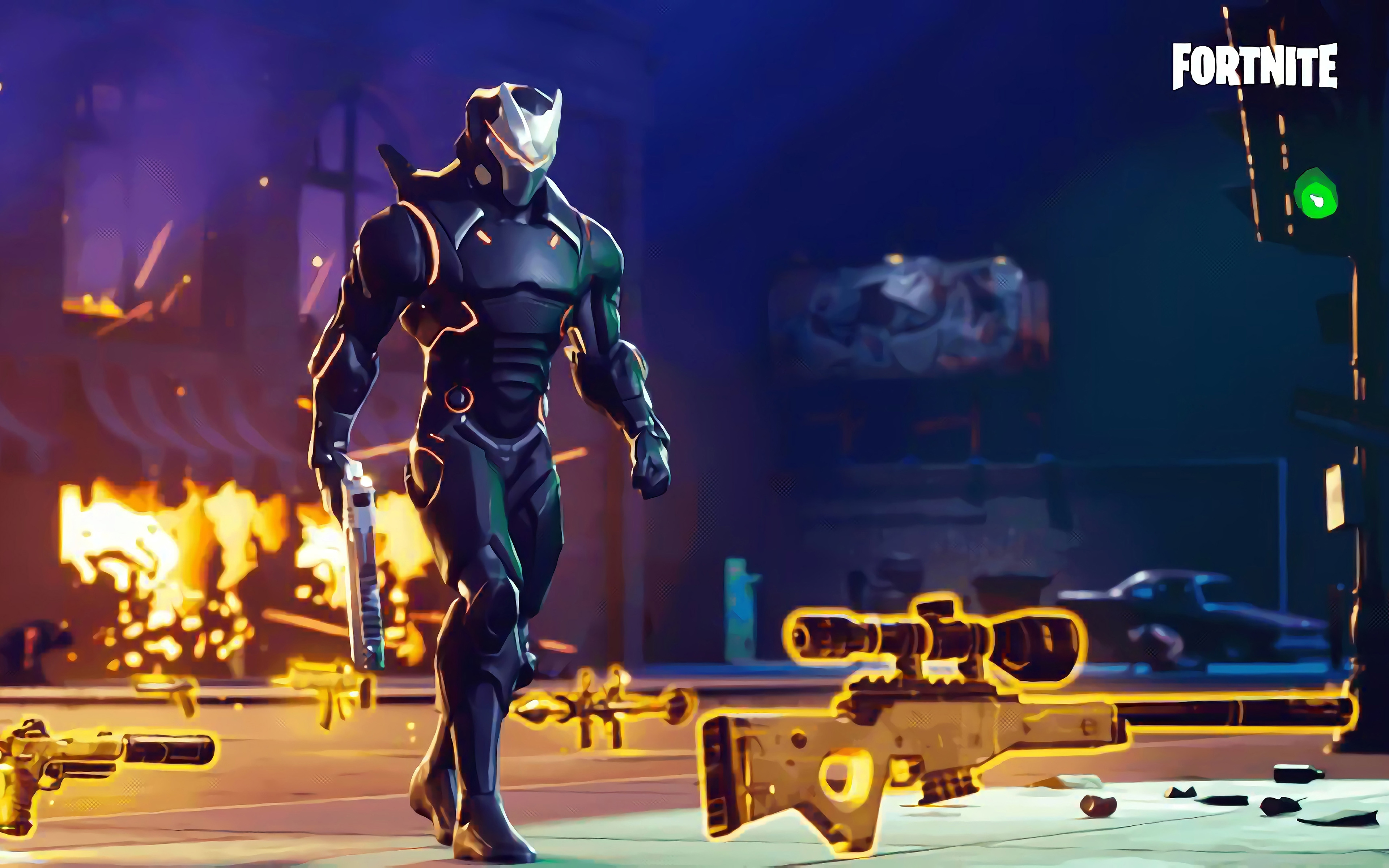 4k, Omega, Fortnite, Season 5, 2018 Games, Cyber Warrior, - Cool Background Fort Nite , HD Wallpaper & Backgrounds