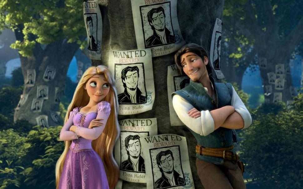 Rapunzel Flynn Wanted Disney Rapunzel Wallpaper,rapunzel - Rapunzel And Flynn Tangled , HD Wallpaper & Backgrounds