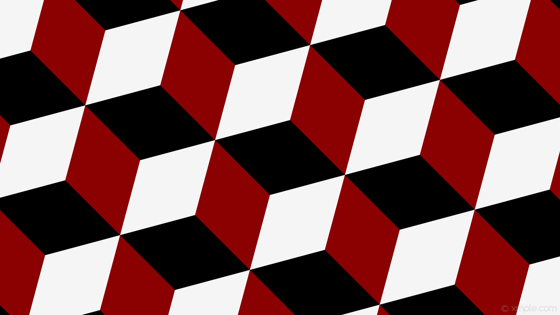 Wallpaper Red 3d Cubes White Black Dark Red White Smoke - Red And Black And White Background , HD Wallpaper & Backgrounds