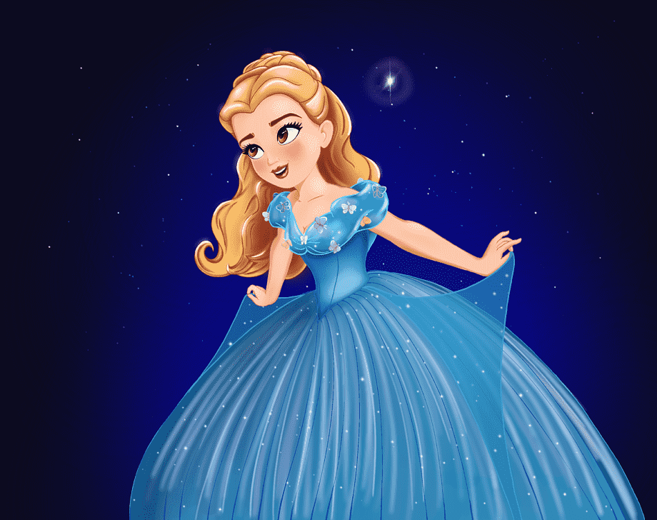 Rapunzel Cinderella Pocahontas Drawing, Cinderella, - Princess Cinderella Non Disney , HD Wallpaper & Backgrounds