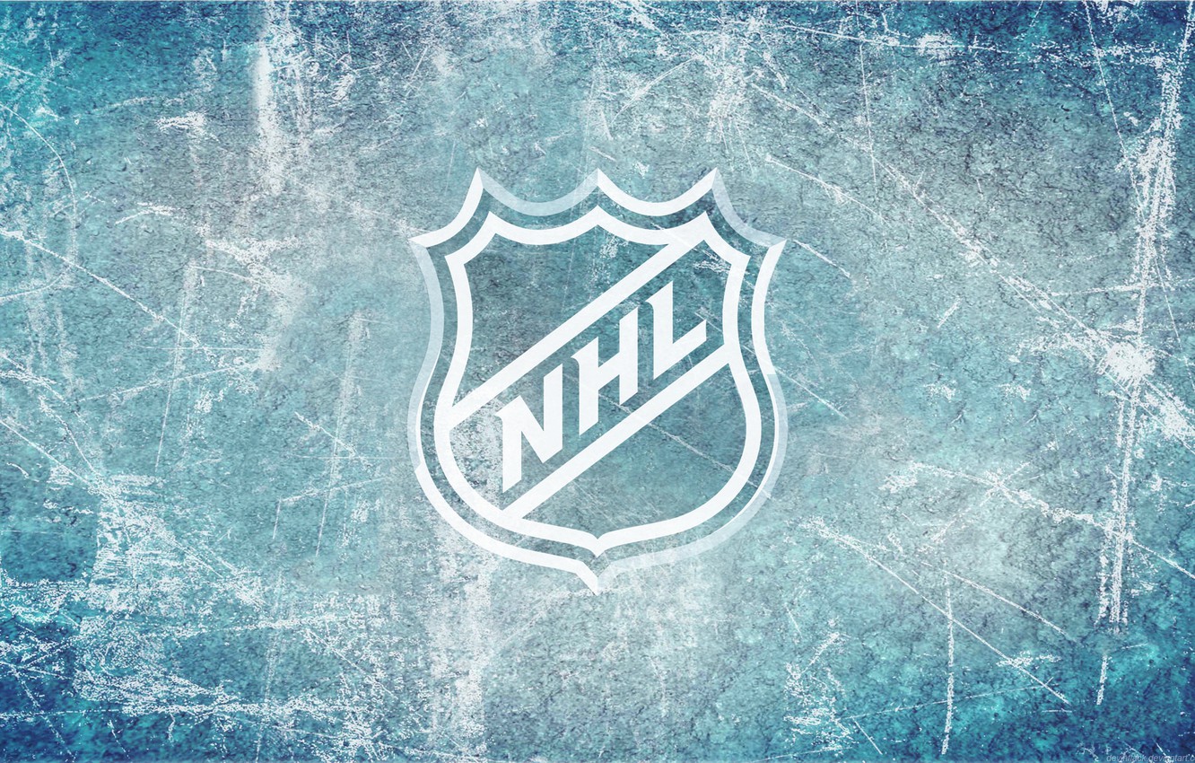 Photo Wallpaper Ice, The Inscription, Sign, Wallpaper, - Nhl Logo On Ice , HD Wallpaper & Backgrounds