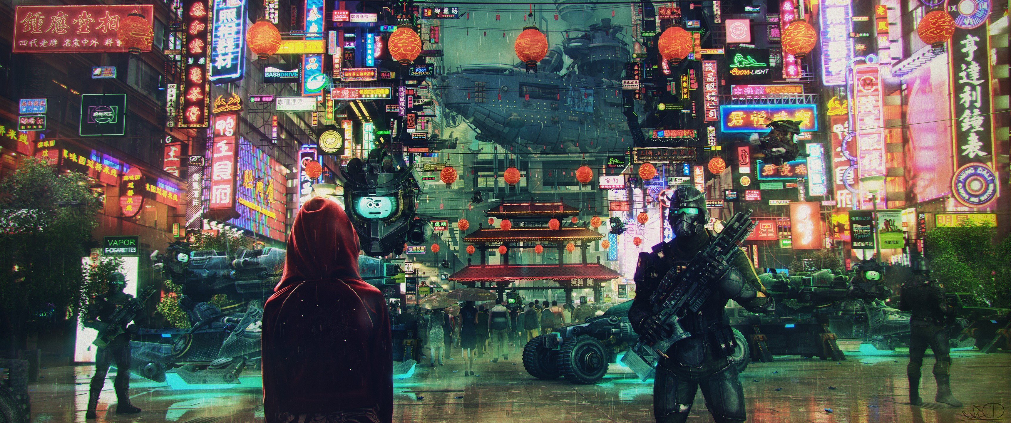 Cyberpunk 3440 X 1440 , HD Wallpaper & Backgrounds