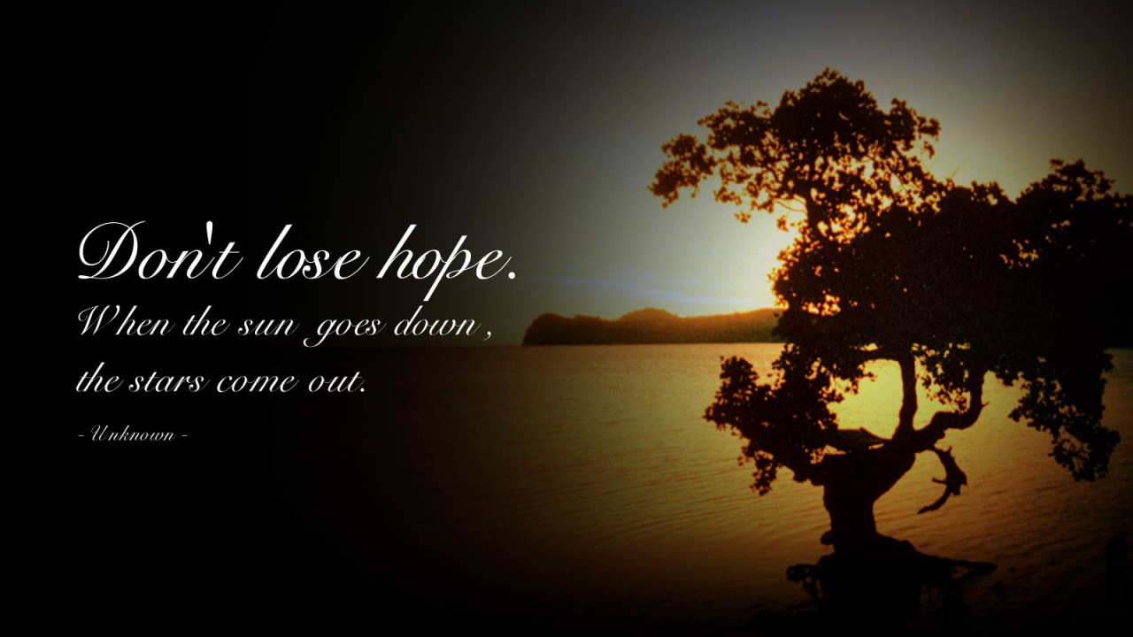 Don T Lose Hope Spiritual Wallpaper Hd - There Is Always A Ray Of Hope , HD Wallpaper & Backgrounds