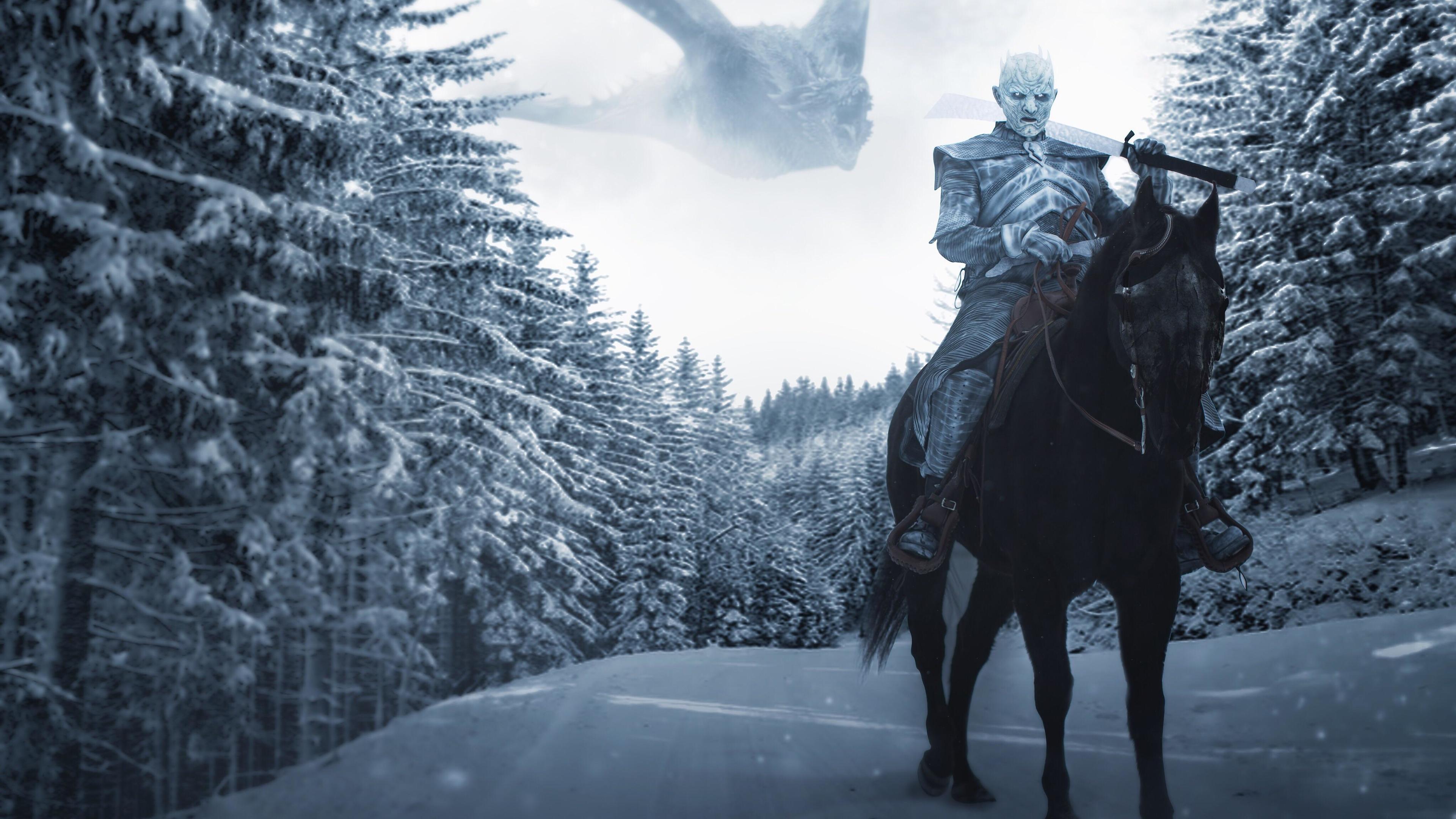 Game Of Thrones Ultra Hd 4k Wallpapers - Night King On Horse , HD Wallpaper & Backgrounds