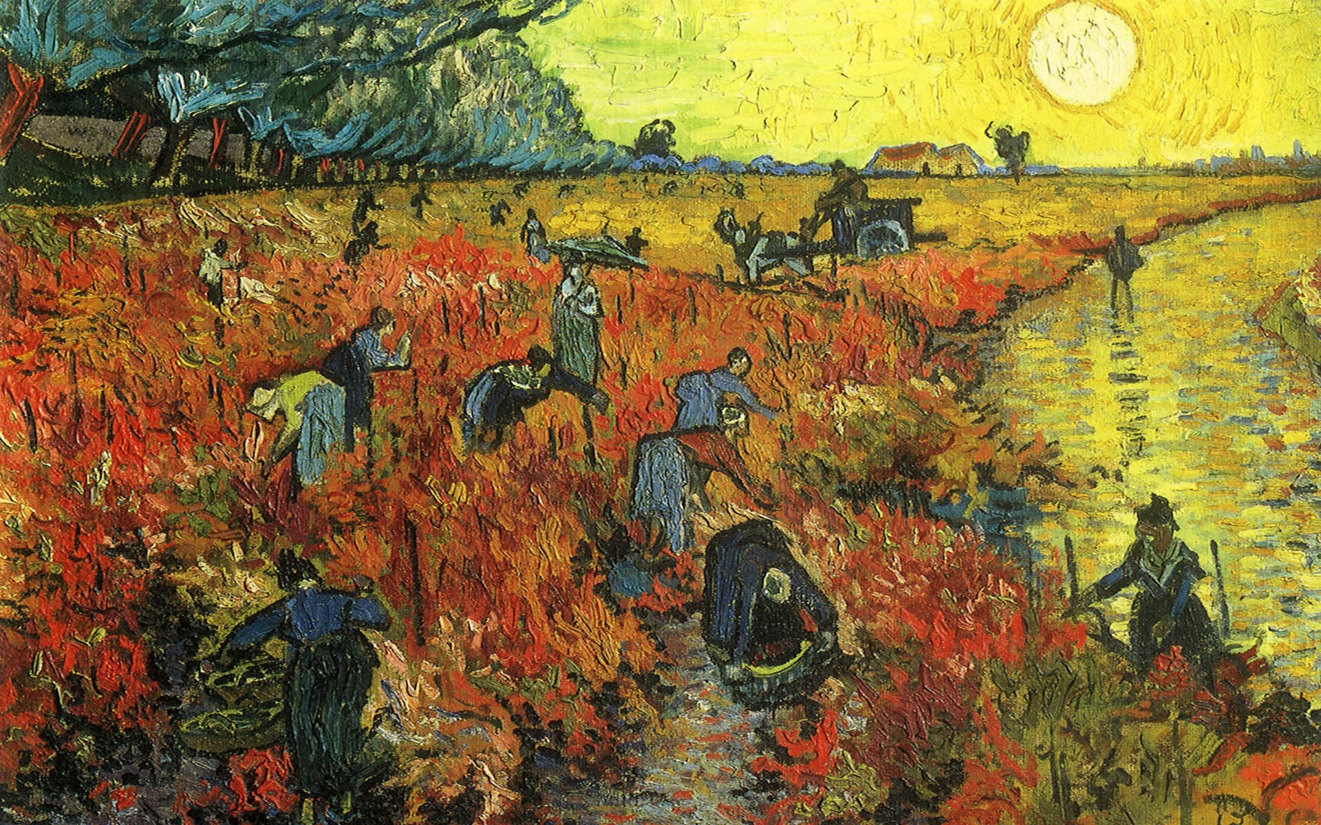 #81g57se Van Gogh Wallpaper For Desktop - Vincent Van Gogh Paintings Hd , HD Wallpaper & Backgrounds