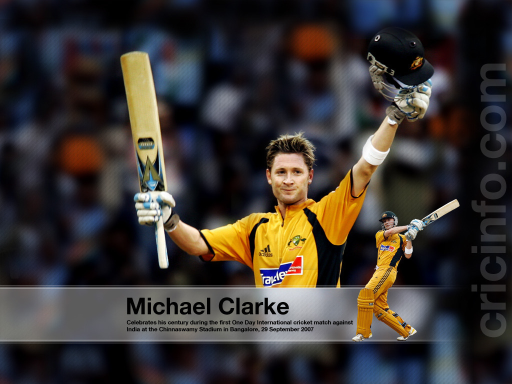 Cricket Wallpapers Hd Download - Michael Clarke Australia Player , HD Wallpaper & Backgrounds