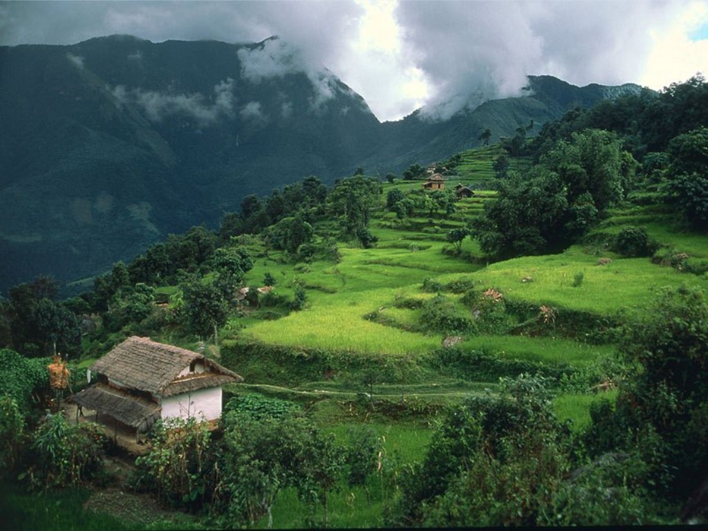 Num Village Nepal , HD Wallpaper & Backgrounds
