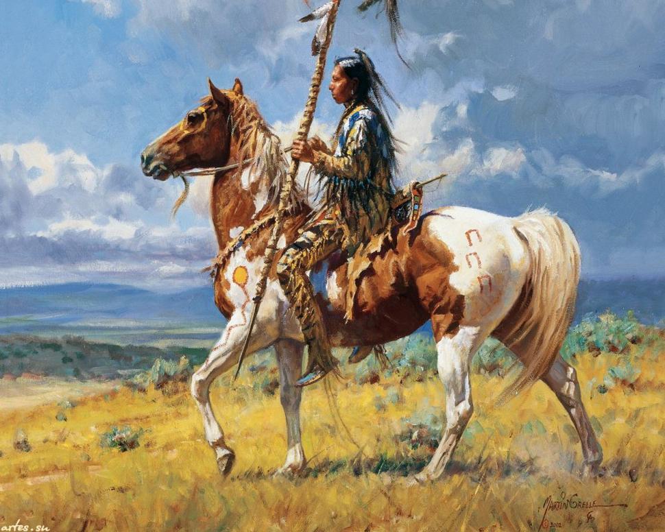 Native American Hd Wallpaper,artistic Wallpaper,american - Native American Indian Horse , HD Wallpaper & Backgrounds