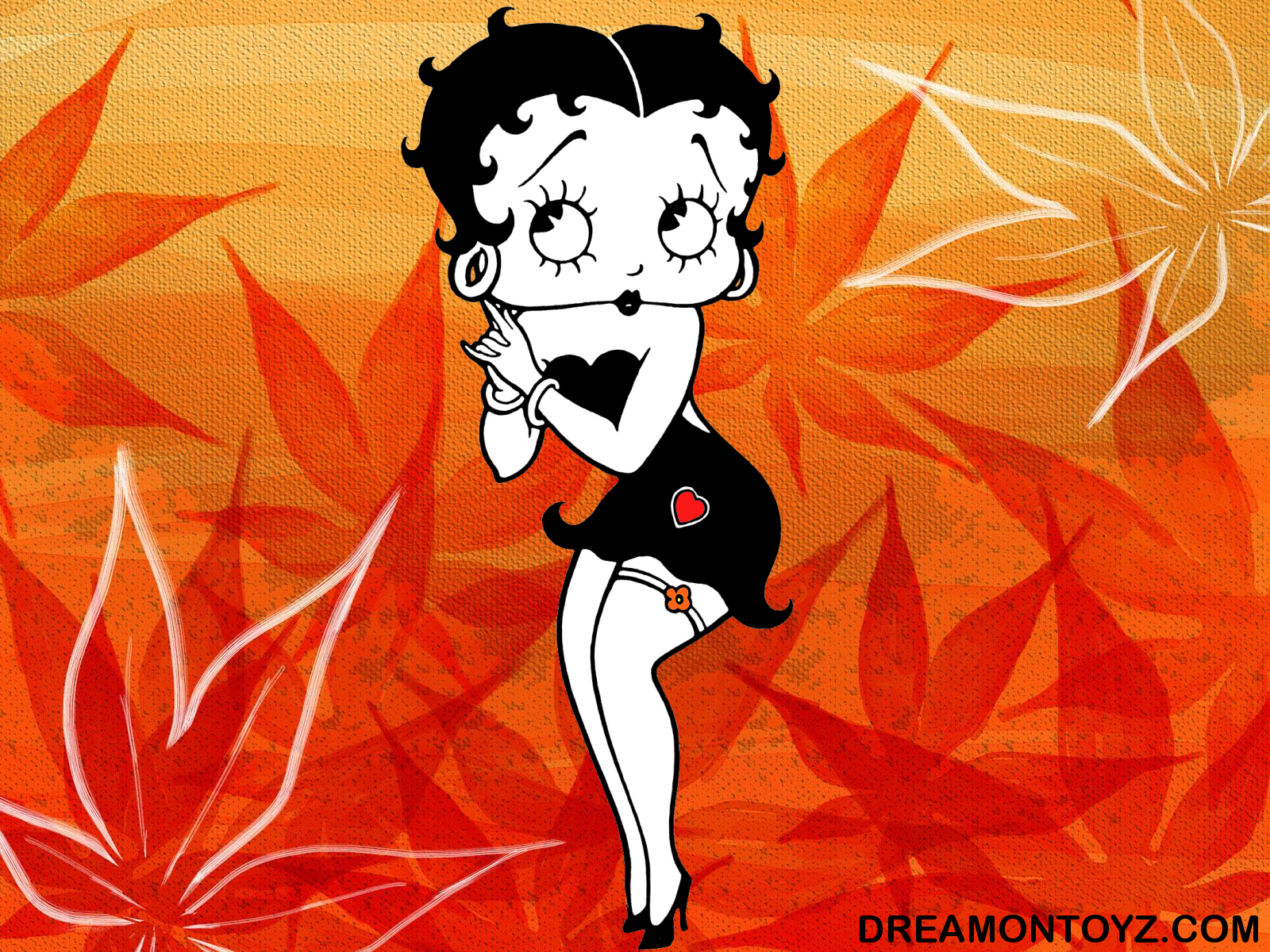 75 ] Free Betty Boop Wallpaper For Computer On Wallpapersafari - Betty Boop Valentines Day , HD Wallpaper & Backgrounds