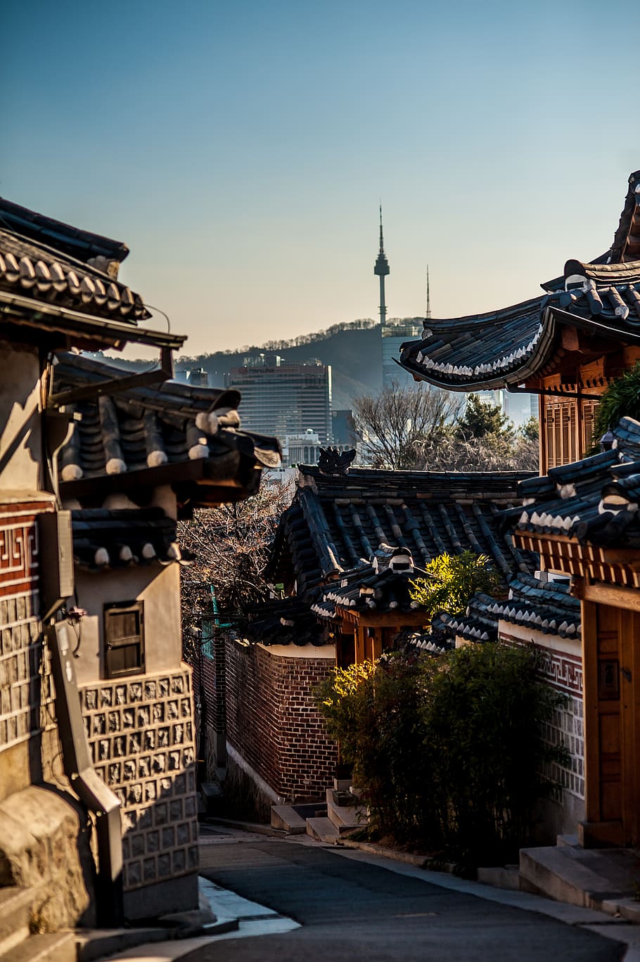 Seoul, South Korea, Bukchon Hanok Village, City, Architecture, , HD Wallpaper & Backgrounds