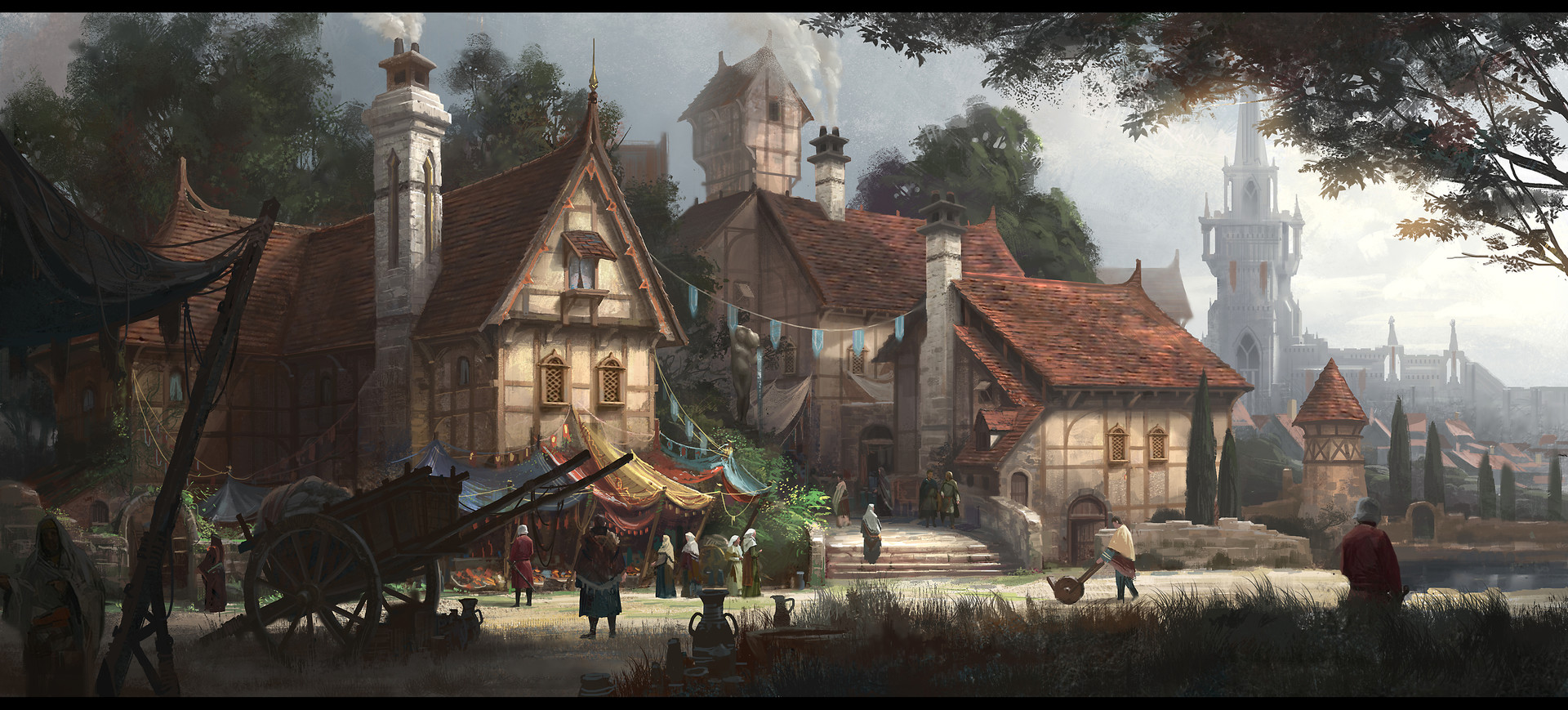 Featured image of post Anime Fantasy Village Wallpaper Here you can find the best fantasy anime wallpapers uploaded by our community