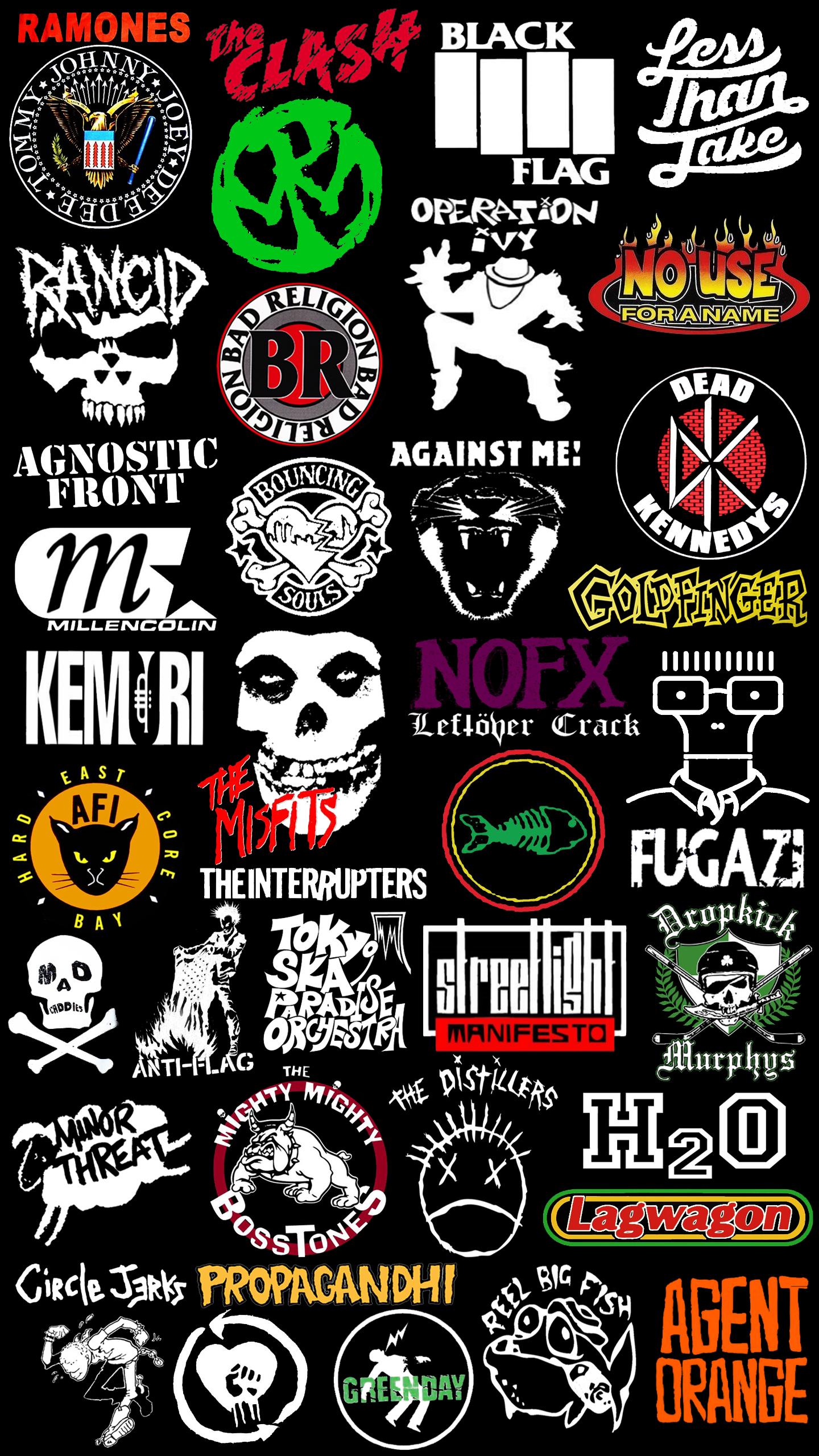 Punk Rock Band Logos