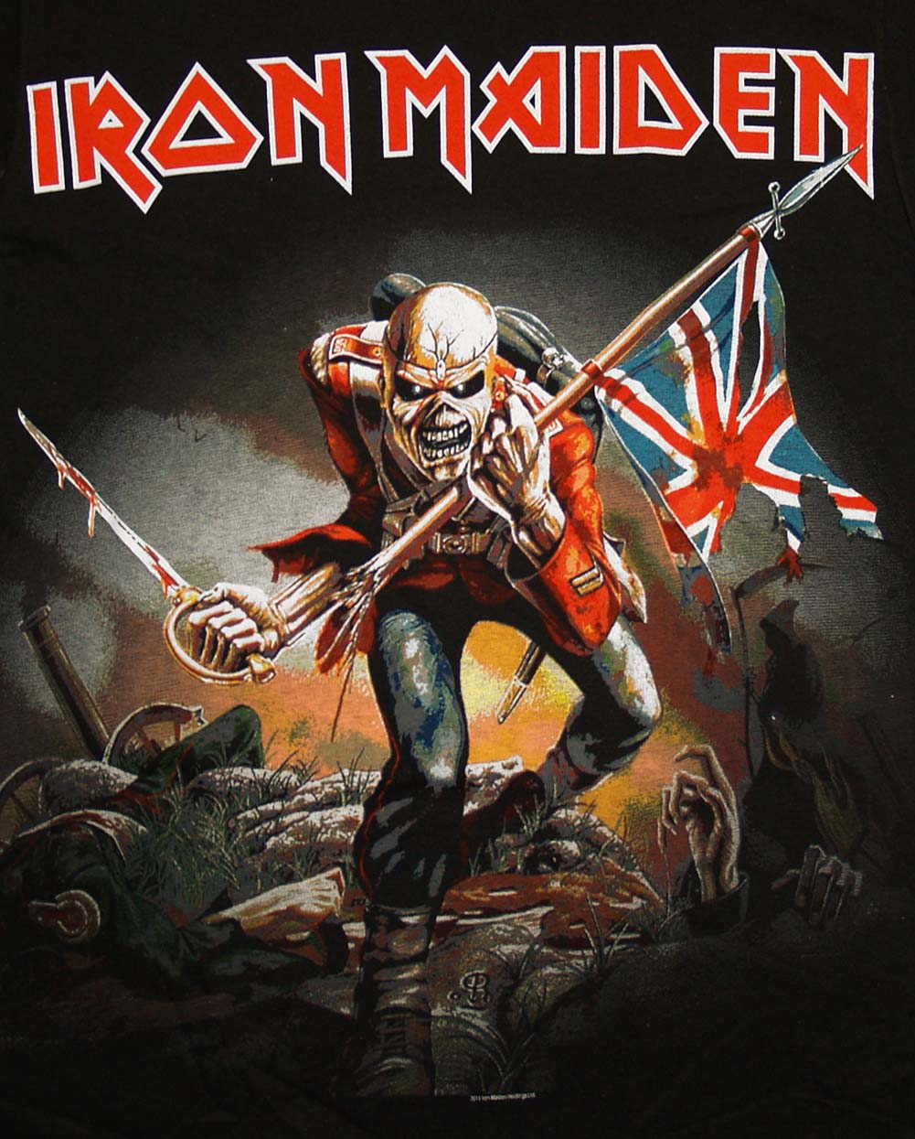 Iron Maiden Wallpaper - Iron Maiden T Shirt , HD Wallpaper & Backgrounds