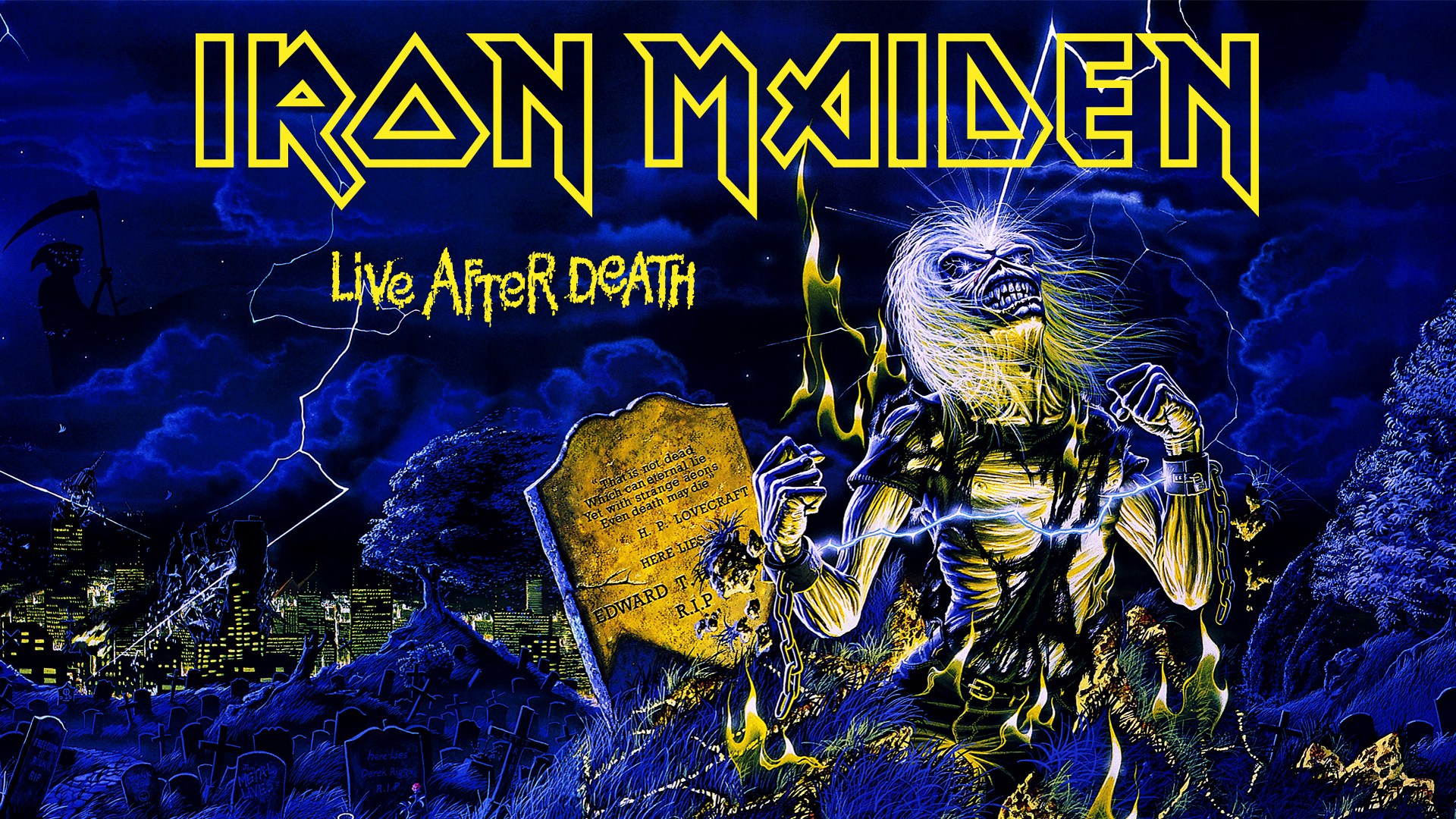 Iron Maiden Live After Death Spotify , HD Wallpaper & Backgrounds