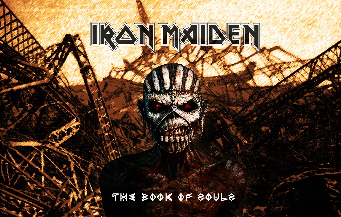 Photo Wallpaper Skull, Skeleton, Dump, Heavy Metal, - Iron Maiden The Book Of Souls , HD Wallpaper & Backgrounds