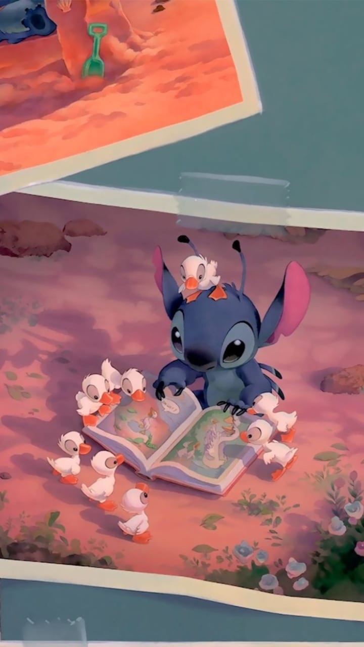 Stitch, Lilo And Stitch And Wallpaper - Stitch With Ducks Funko Pop , HD Wallpaper & Backgrounds