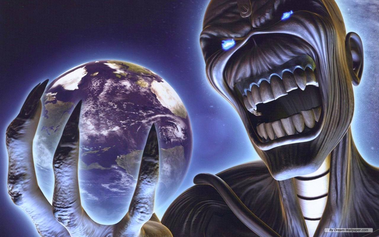 Free Art Wallpaper - Different World Iron Maiden Letra Español , HD Wallpaper & Backgrounds