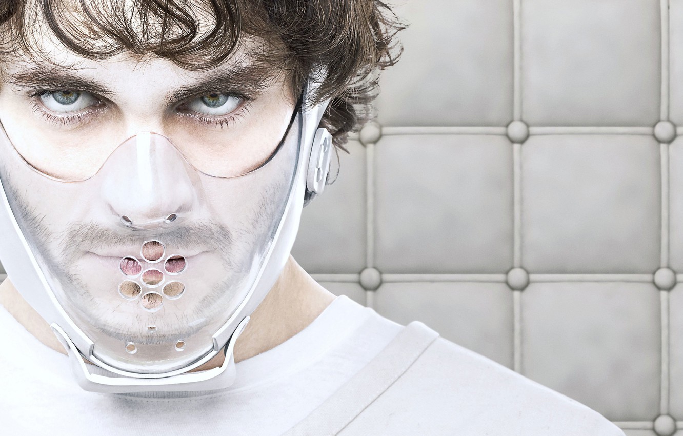 Photo Wallpaper Look, Face, Mask, The Series, Detective, - Will Graham Hannibal Mask , HD Wallpaper & Backgrounds