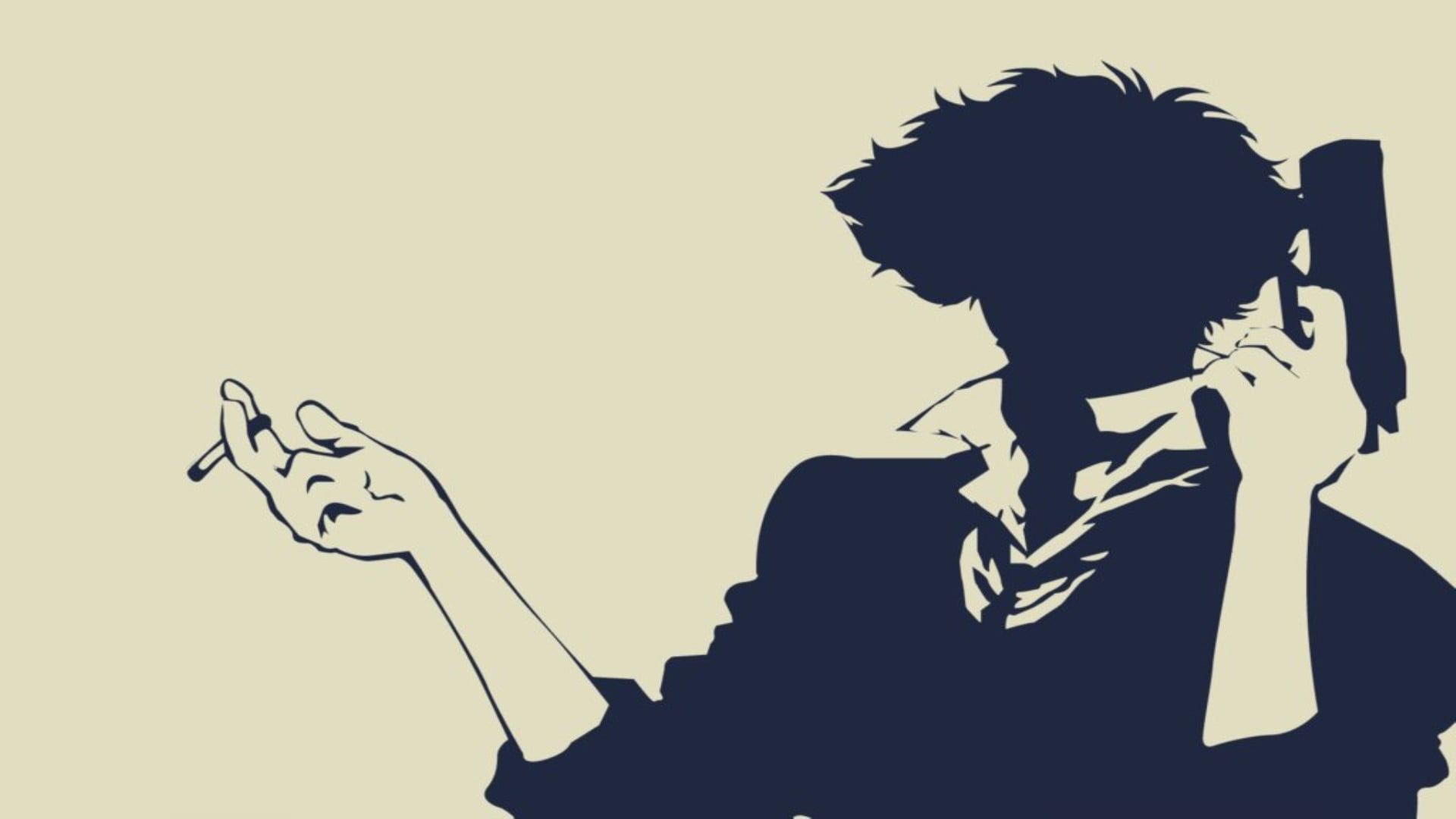 Cowboy Bebop Spike Silhouette , HD Wallpaper & Backgrounds