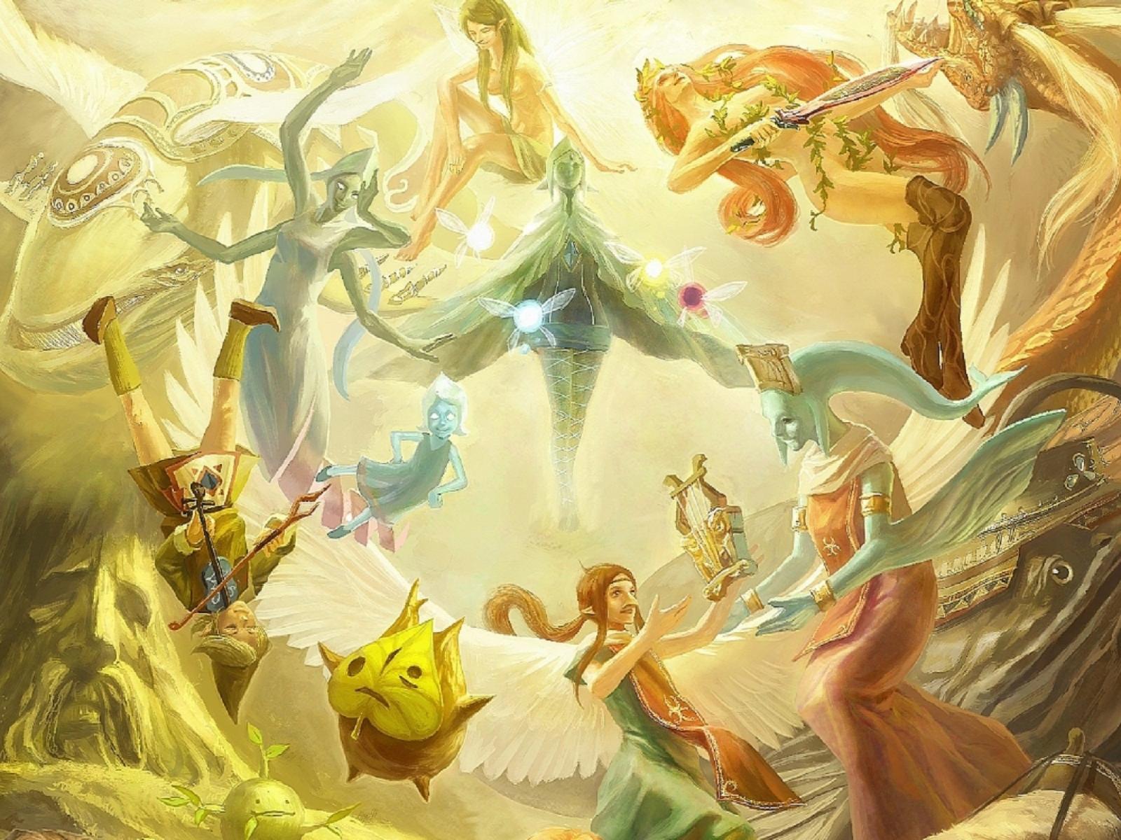 The Legend Of Zelda Wallpaper - Legend Of Zelda Timeline Art , HD Wallpaper & Backgrounds