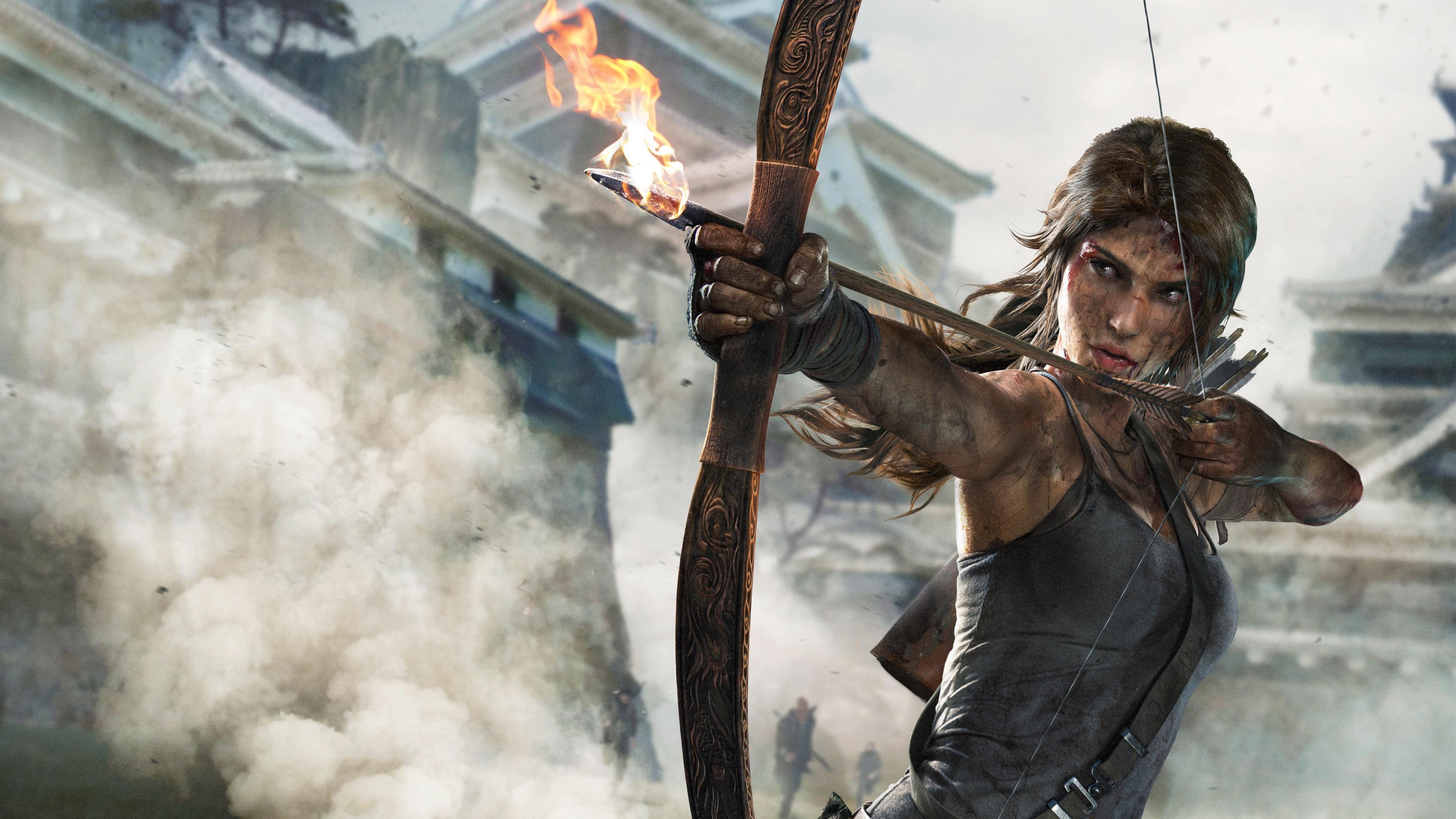 Rise Tomb Raider Lara Croft Action Adventure Fantasy - Tomb Raider 2013 Hd , HD Wallpaper & Backgrounds