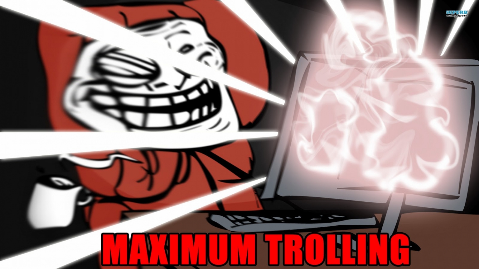 Maximum Trolling Wallpaper Troll Face Descargar Wallpapers - Gaming Troll , HD Wallpaper & Backgrounds