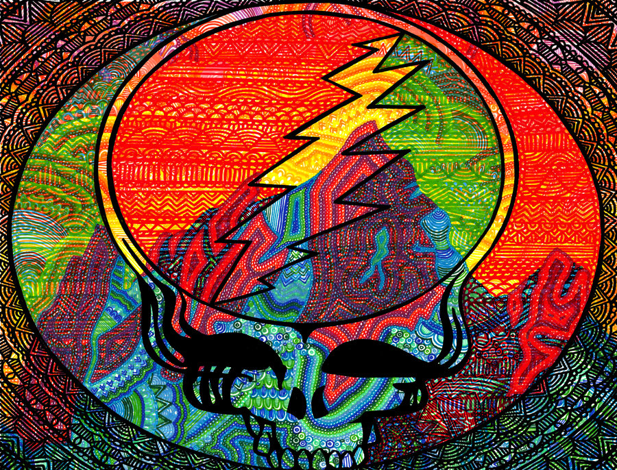 Grateful Dead Backgrounds - Psychedelic Wallpaper Grateful Dead , HD Wallpaper & Backgrounds
