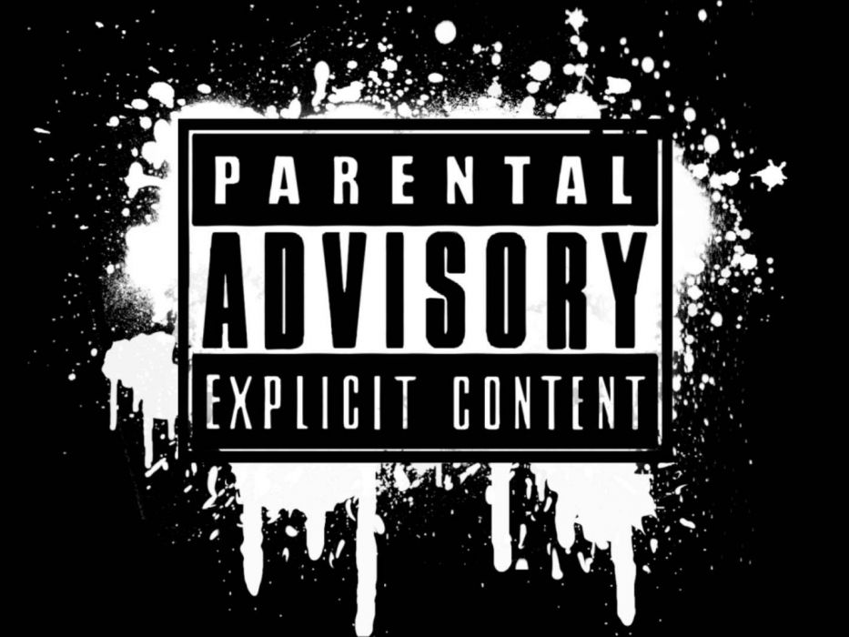 Rap Rapper Hip Hop Pop Singer Poster Wallpaper - Hip Hop Parental Advisory Logo , HD Wallpaper & Backgrounds