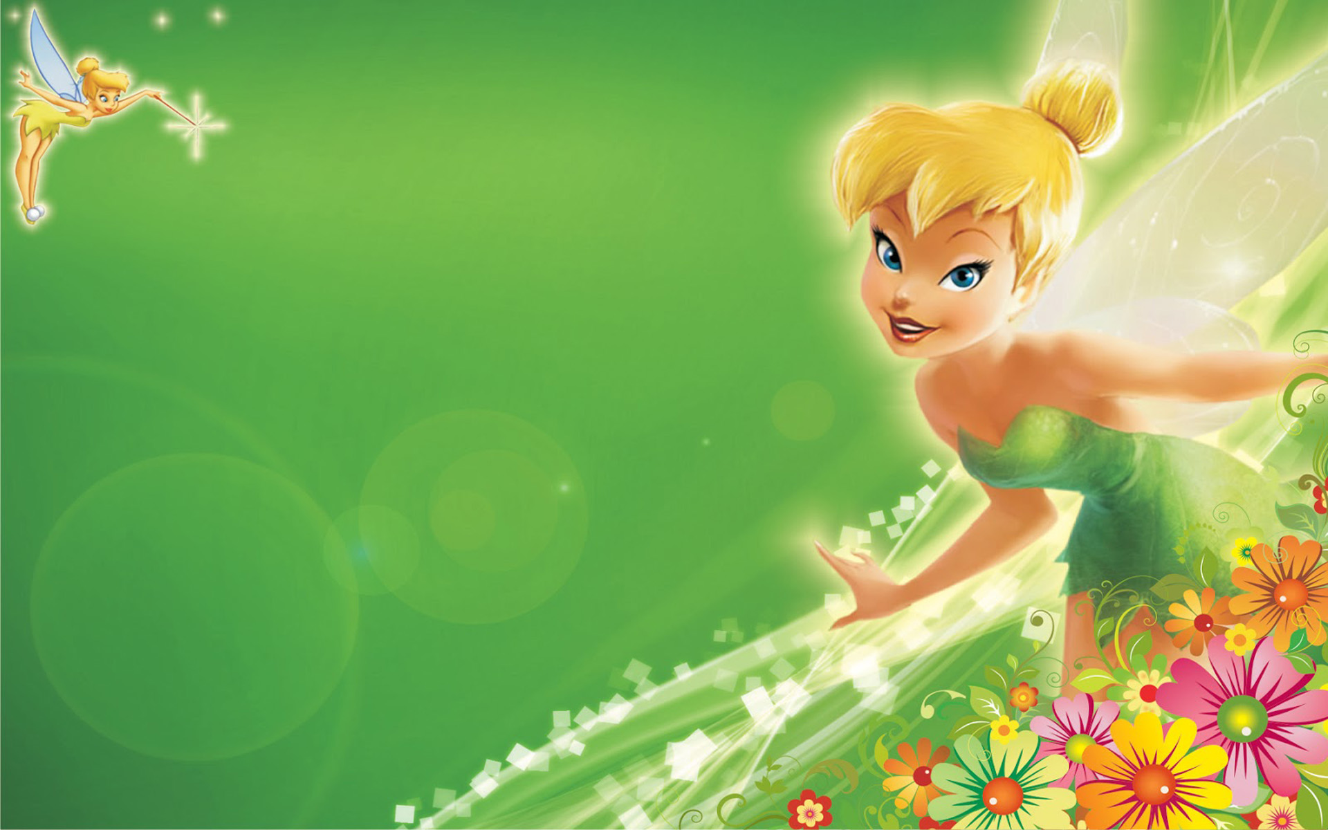 High Resolution Tinkerbell Background , HD Wallpaper & Backgrounds