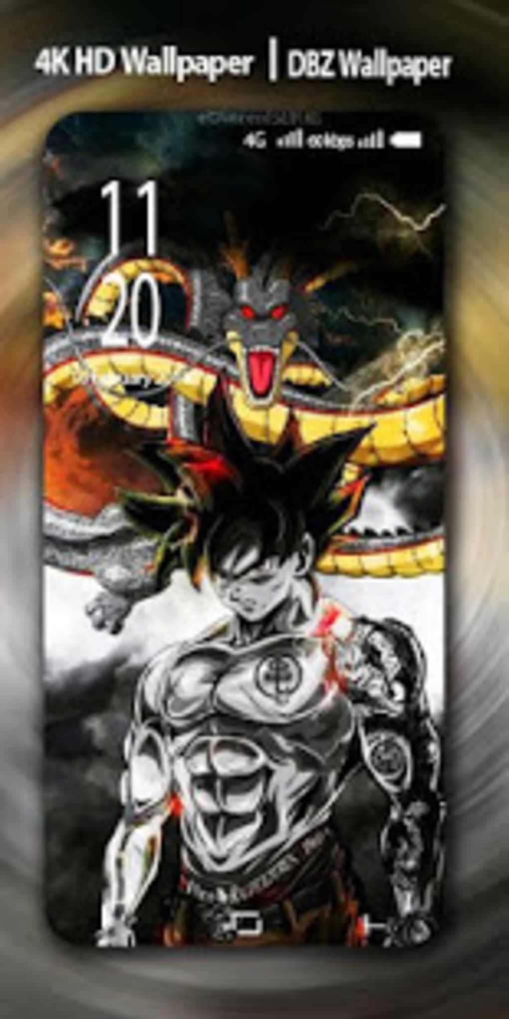 Ultra Fire Dragon Edition Super Wallpaper 4k Hd - Dragon Ball Z , HD Wallpaper & Backgrounds
