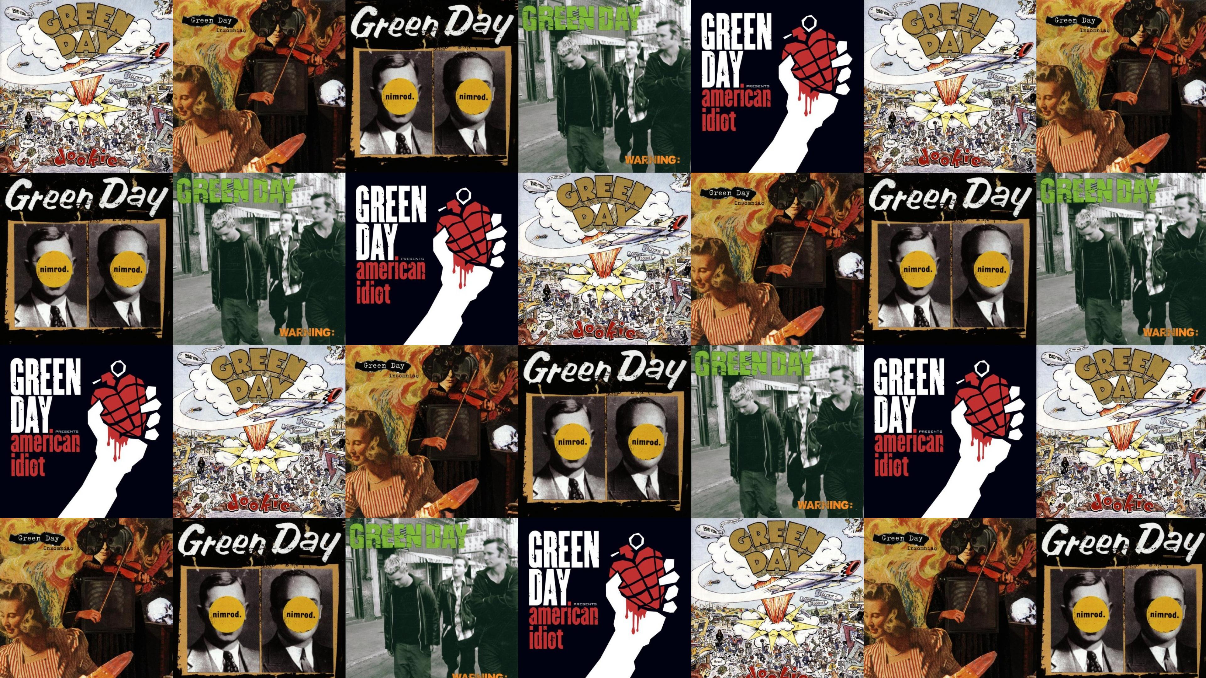 Green Day Wallpaper - Insomniac Green Day Logos , HD Wallpaper & Backgrounds