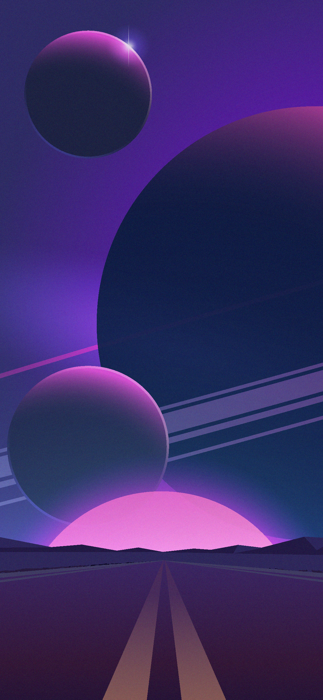 Wallpapers Of Purple Planets - Sfondi Per Iphone X , HD Wallpaper & Backgrounds