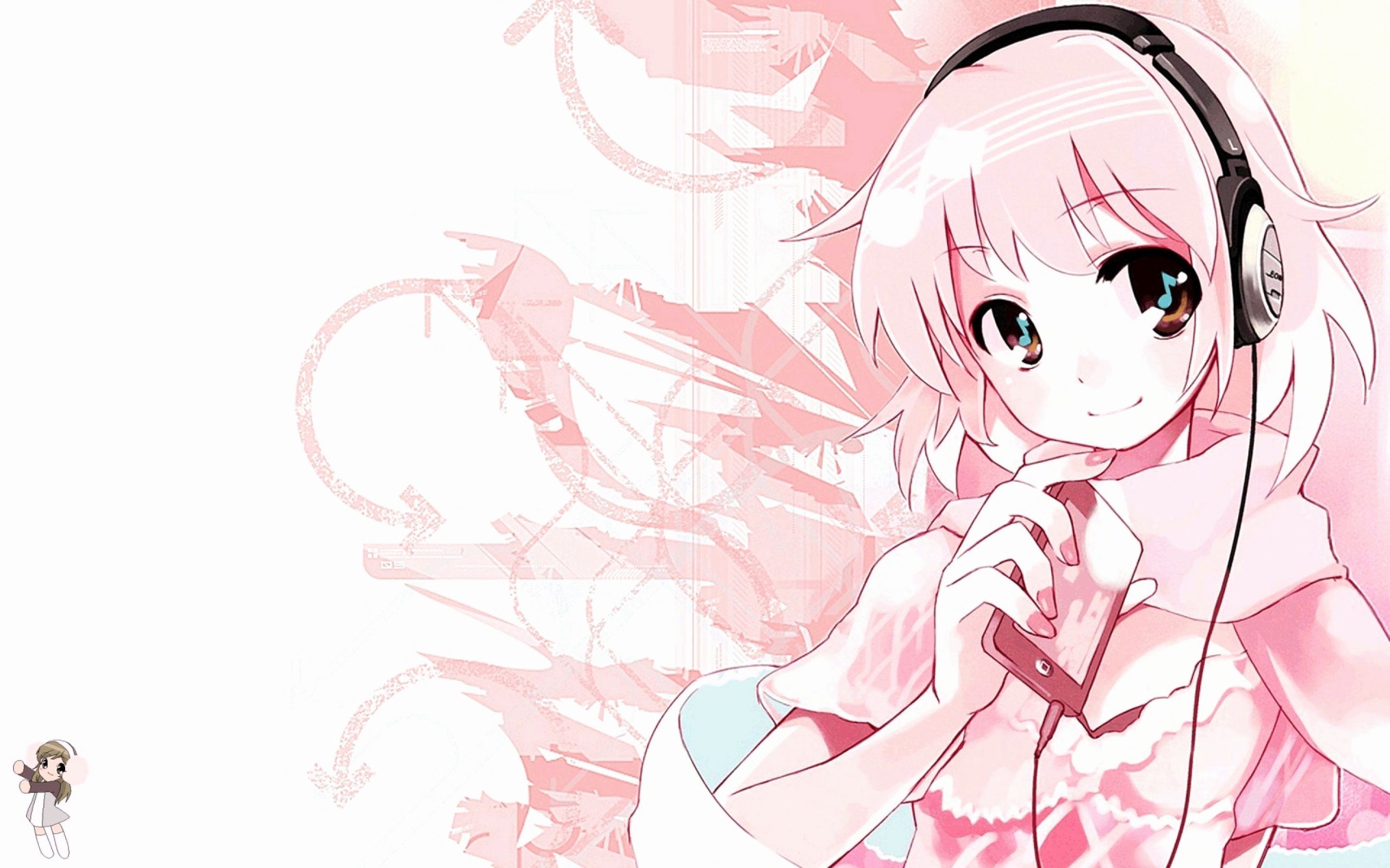 Cute Anime Girl Wallpaper Gif , HD Wallpaper & Backgrounds
