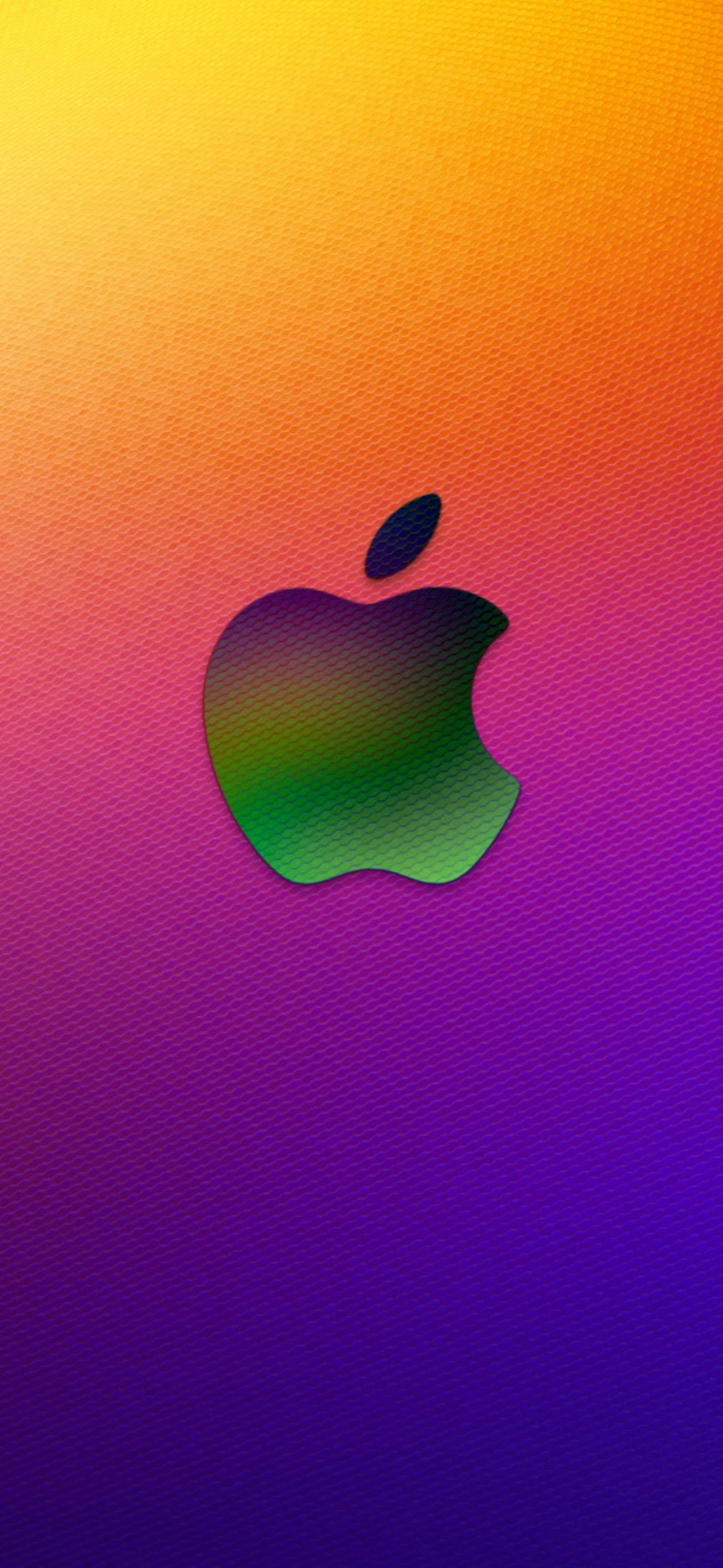 Apple Logo Wallpaper - Colorful Apple Logo , HD Wallpaper & Backgrounds
