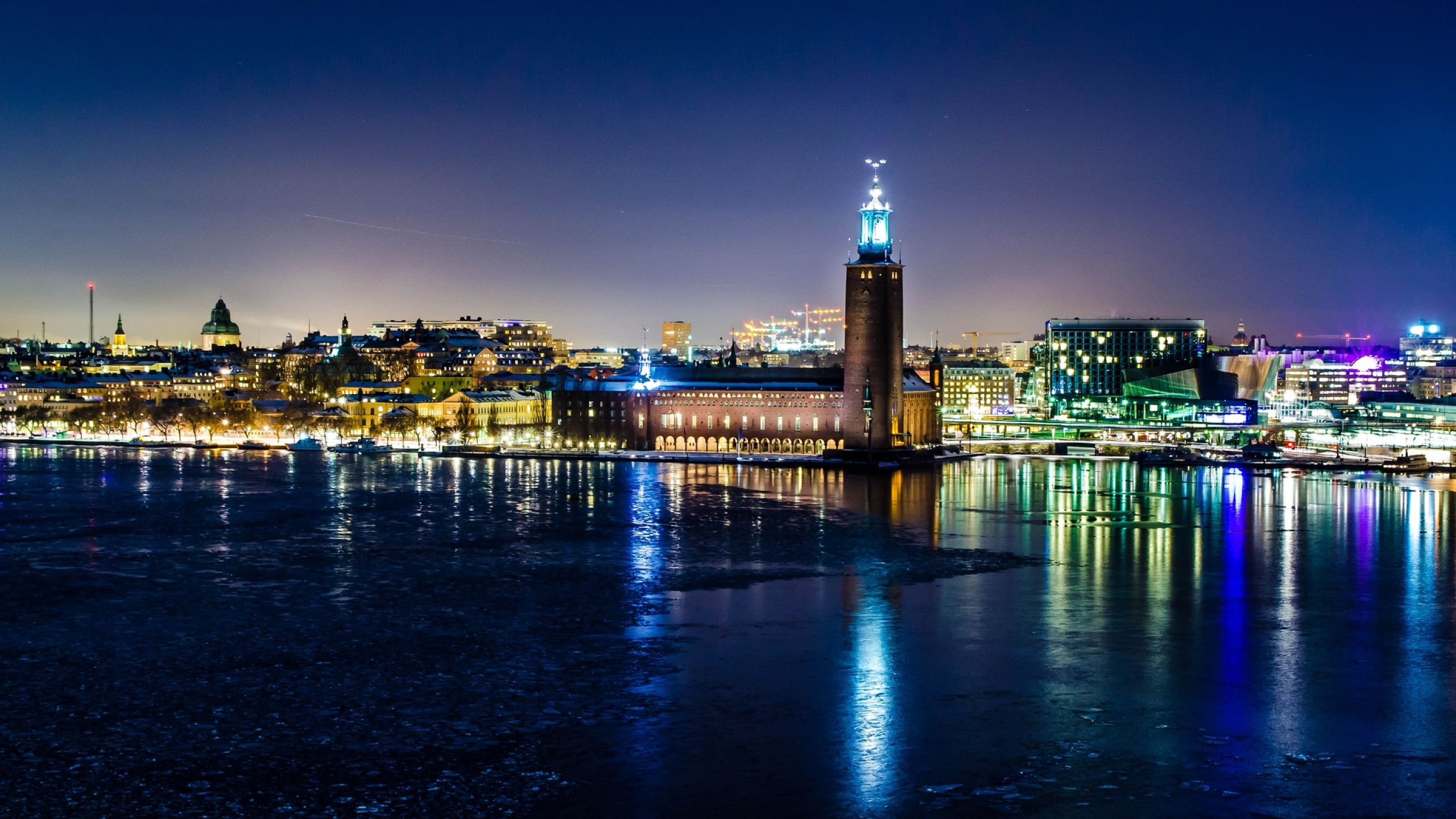 Sweden City At Night , HD Wallpaper & Backgrounds