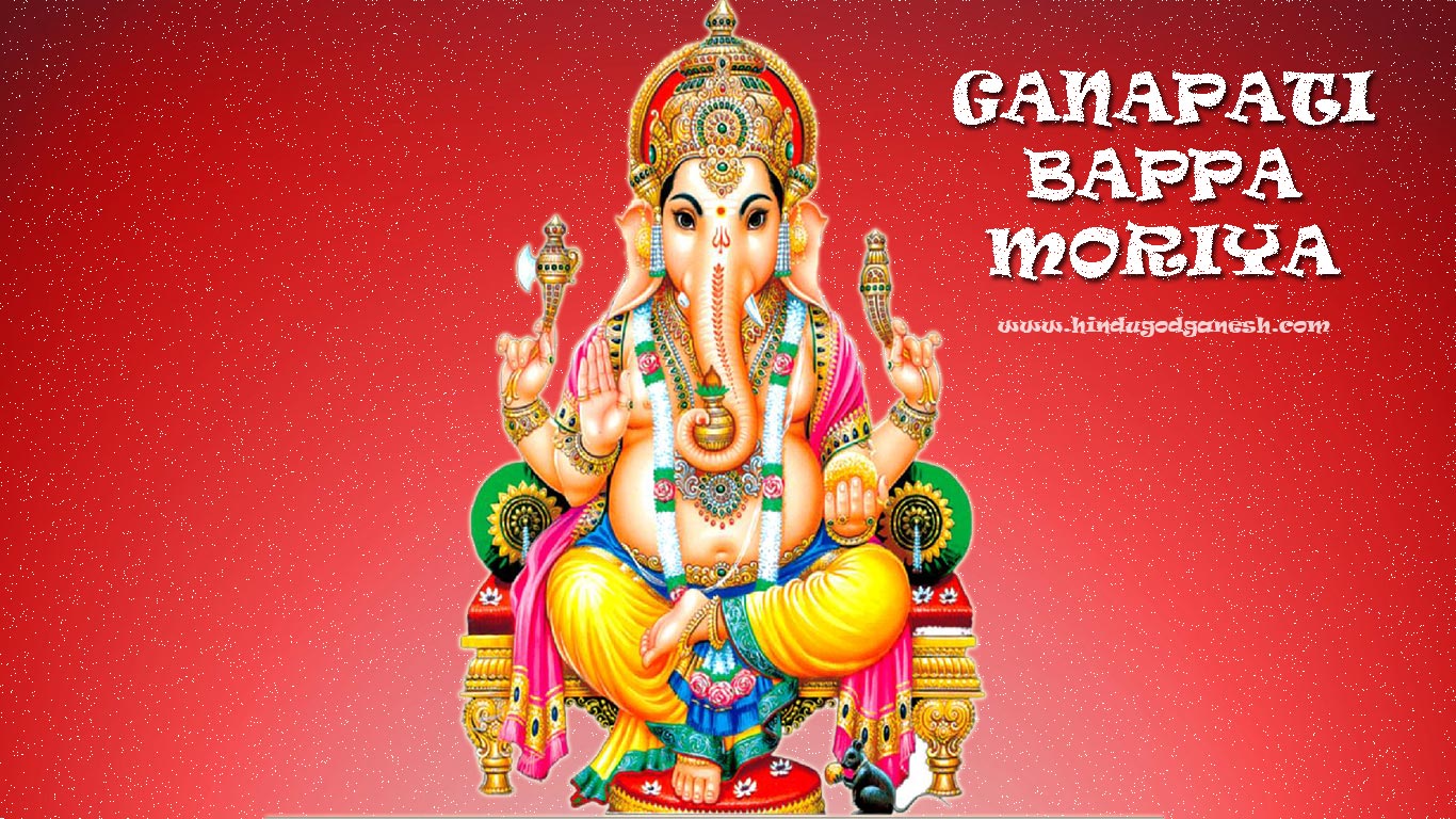 Ganpati Wallpaper Hd Full Size - Lord Ganesha Hd Png , HD Wallpaper & Backgrounds