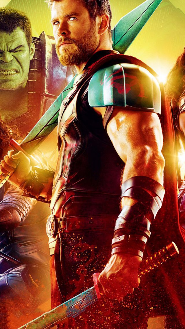 Ragnarok, Chris Hemsworth, Poster, 4k - Thor Ragnarok Thor Wallpaper 4k , HD Wallpaper & Backgrounds