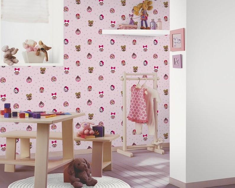B&m Is Selling Lol Surprise Wallpaper For Just £4 - Lol Surprise Dolls Bedroom , HD Wallpaper & Backgrounds