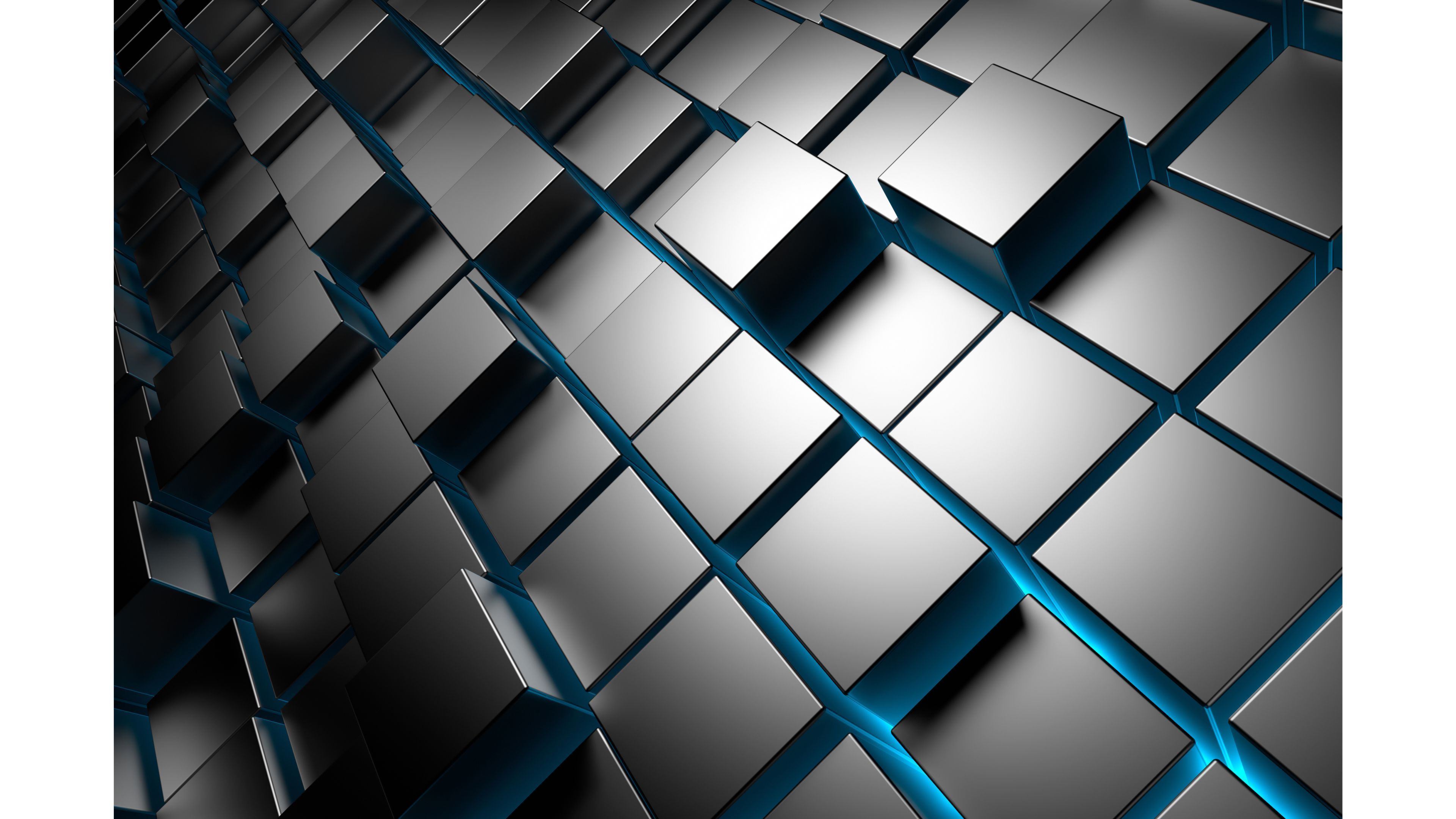 Cubes 3d Wallpaper 4k , HD Wallpaper & Backgrounds