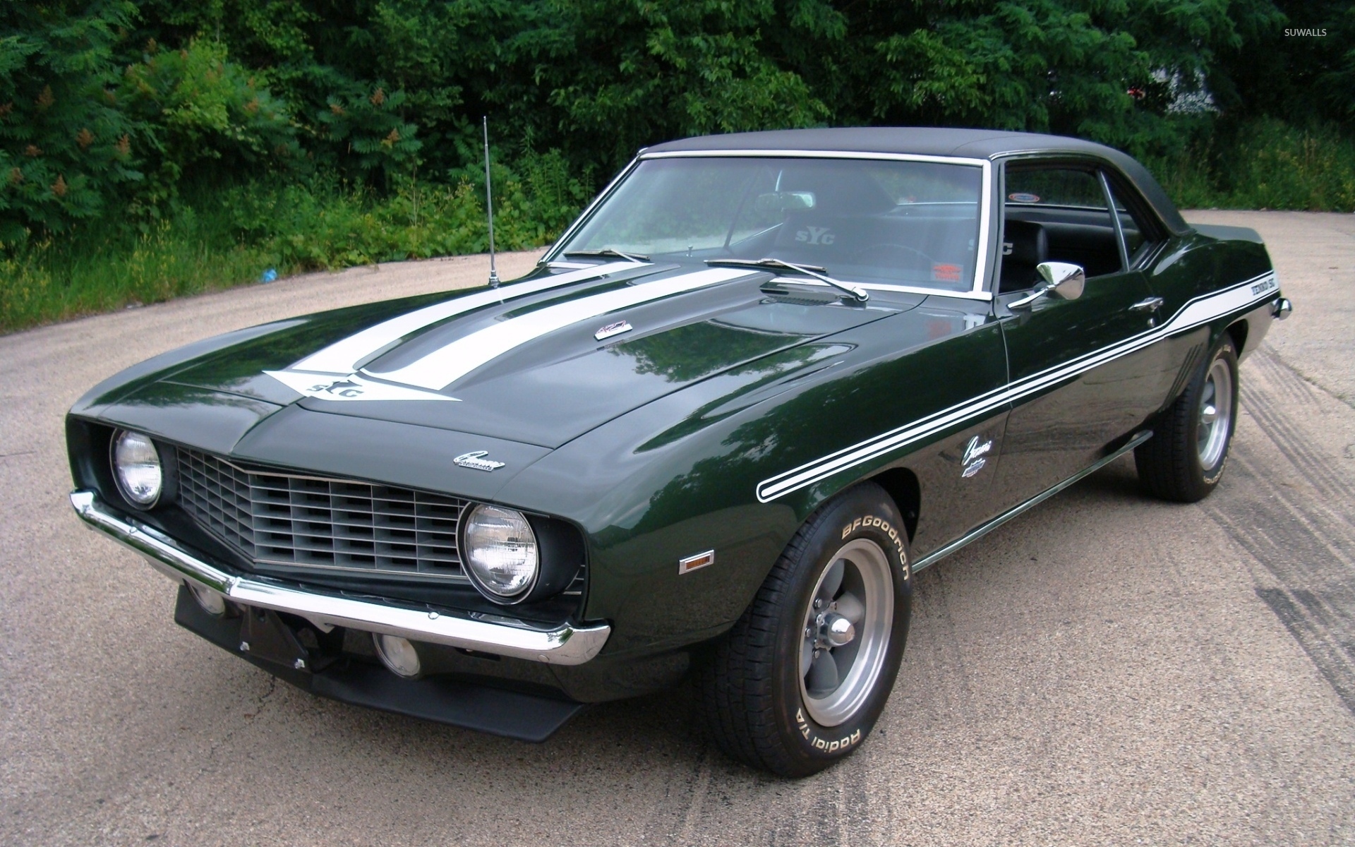 Camaro Ss 1969 Verde , HD Wallpaper & Backgrounds