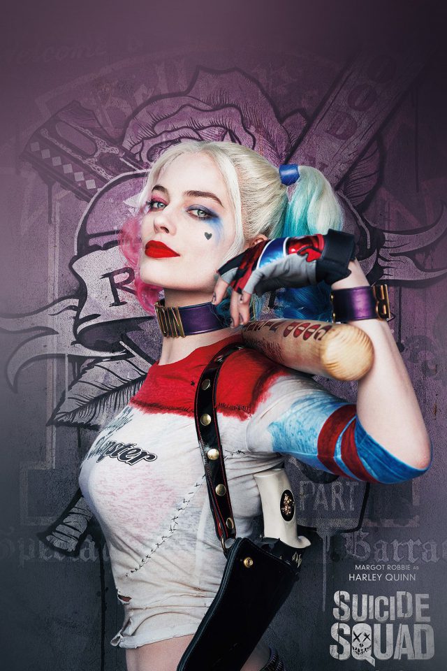 Suicide Squad Poster Film Art Hall Harley Quinn Iphone - Harley Quinn Wallpaper 4k , HD Wallpaper & Backgrounds