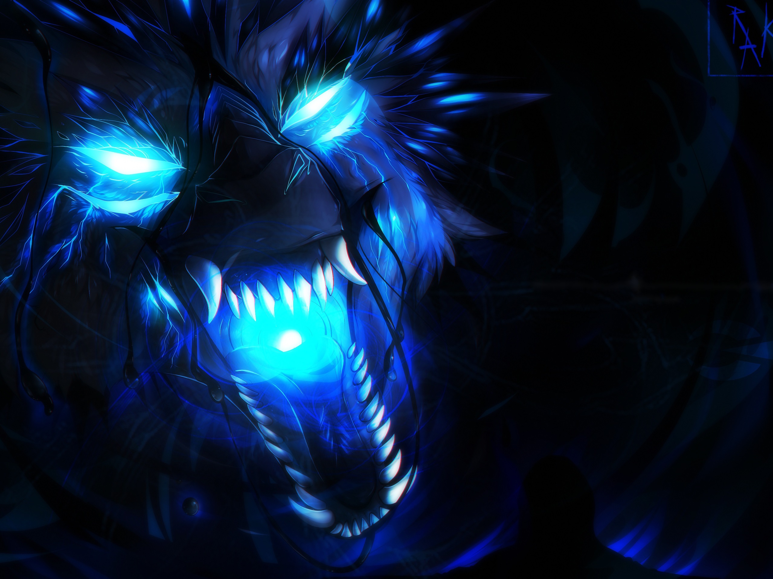 Full Hd Evil Wolf , HD Wallpaper & Backgrounds