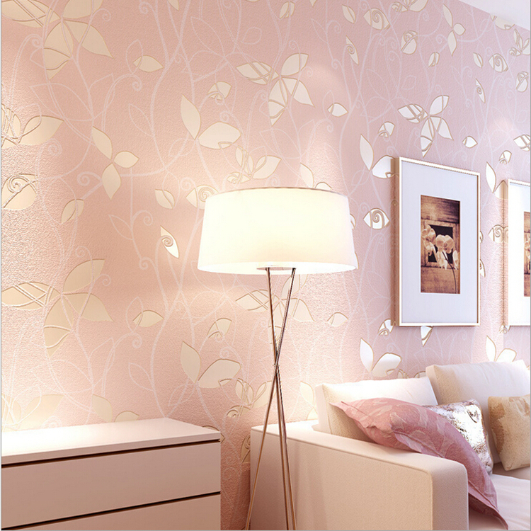 6010 High End Mural Wallpaper 3d Modern Style Moisture - Light Pink Wallpaper For Bedrooms , HD Wallpaper & Backgrounds