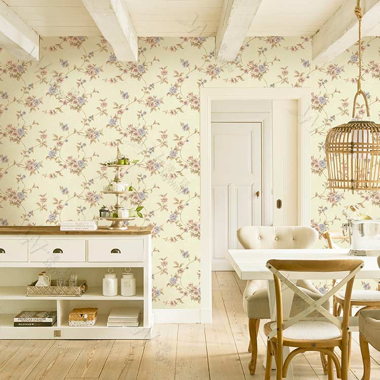 Home Decoration Refreshing Style Plum Flower Design - Обои С Птицами В Интерьере , HD Wallpaper & Backgrounds