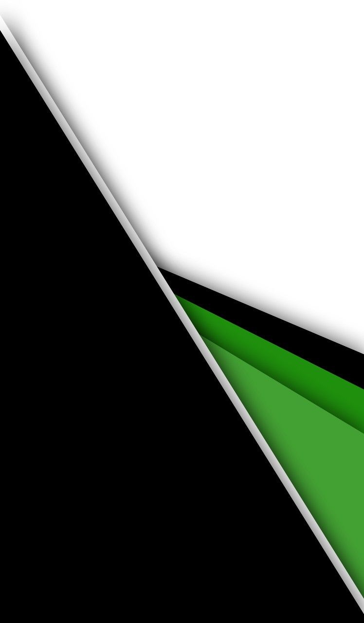 White Wallpaper Hd For Mobile - Green And Black Geometric , HD Wallpaper & Backgrounds